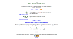 Desktop Screenshot of celticmadison.org